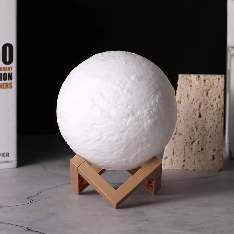 SEP 3D Moon Night Lamp DIY LED Planet Lamp with Luminous Glow & Stand