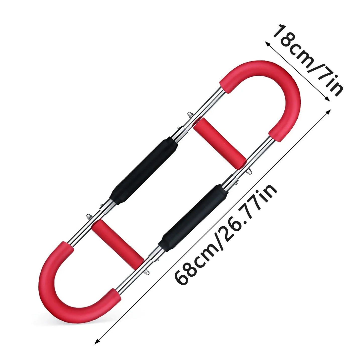 40KG u shape Hand Gripper Strengths Twister Arm Trainer Power Twister Bar Fitness Equipment for Men and Women Home Workout