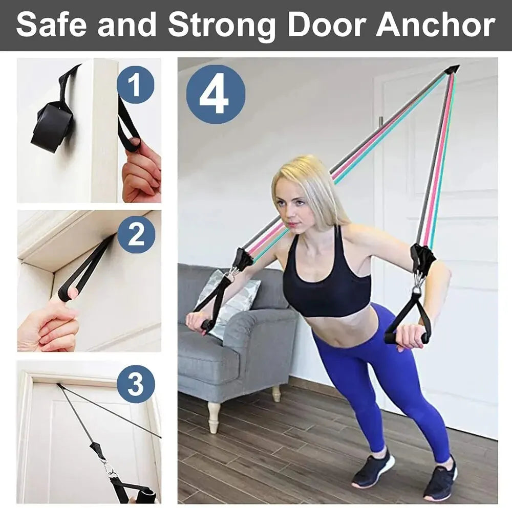 SEP Elastic Training Harness Complete Tension Strap Set for Strength & Workout