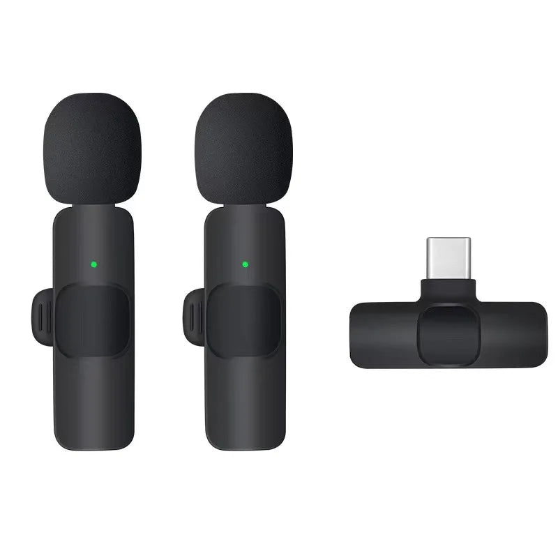 SEP Dual Wireless Lavalier Microphone Mini Audio Recorder for iPhone & Android