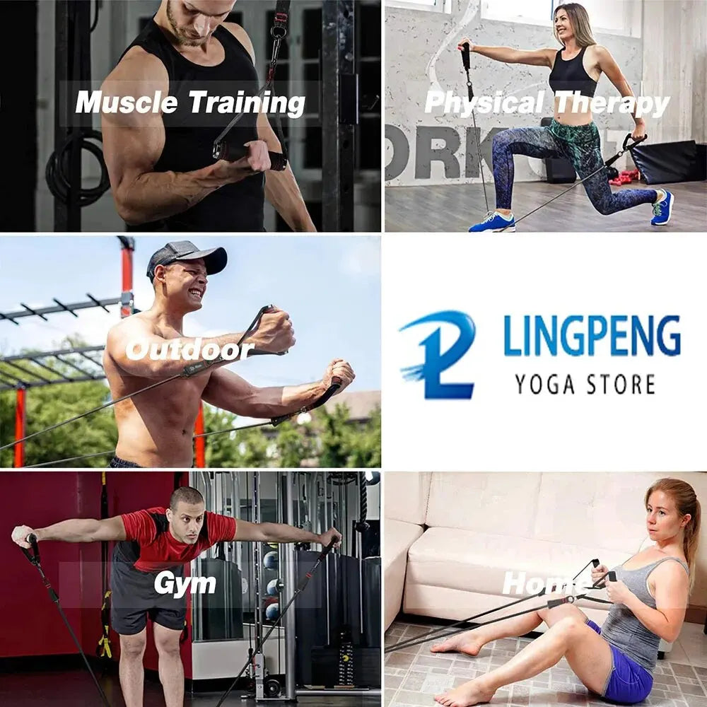 SEP Elastic Training Harness Complete Tension Strap Set for Strength & Workout