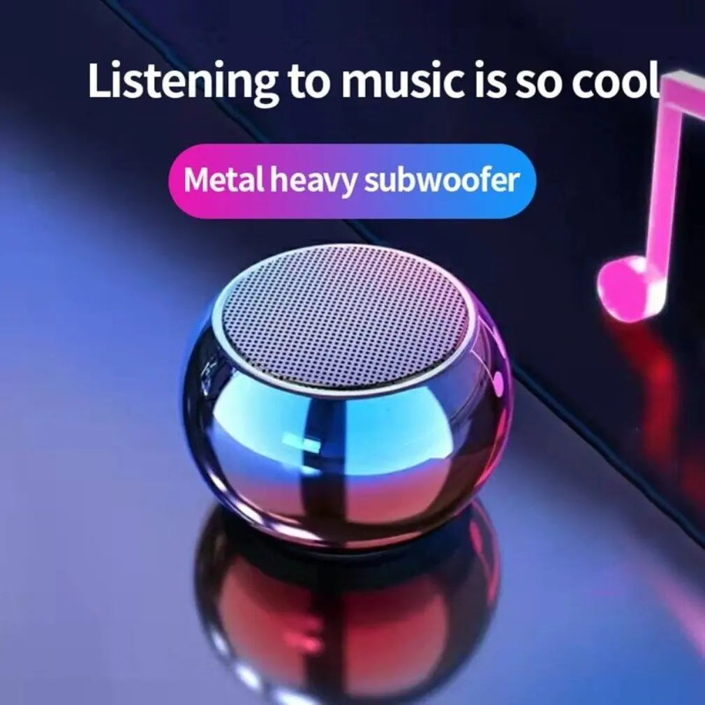 Supmango Portable Bluetooth Speaker Mini Wireless Subwoofer with Heavy Stereo Sound