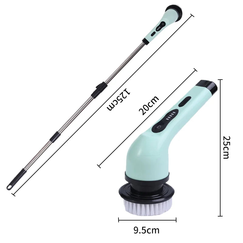 SEP 9-in-1 Electric Cleaning Brush Spin Scrubber for Kitchen, Bathroom & Home