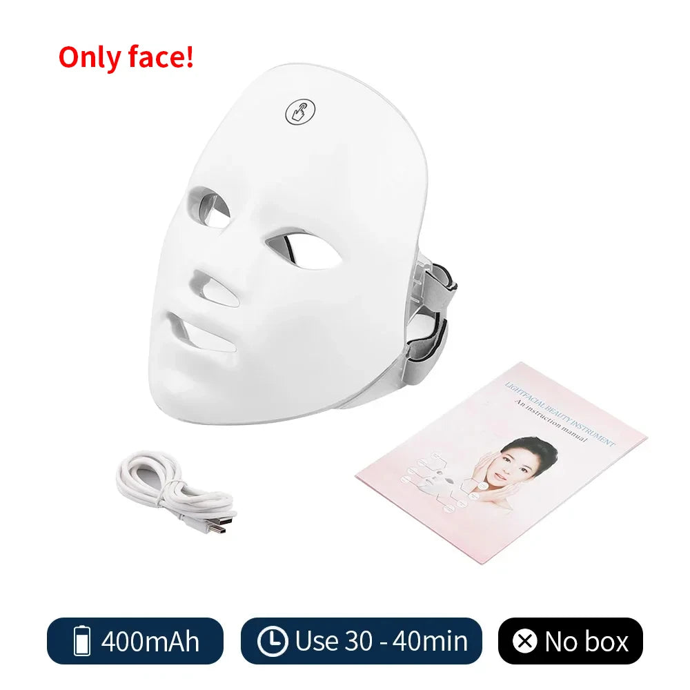 SEP Wireless LED Beauty Mask Skin Tightening & Anti-Aging Facial Neck Device