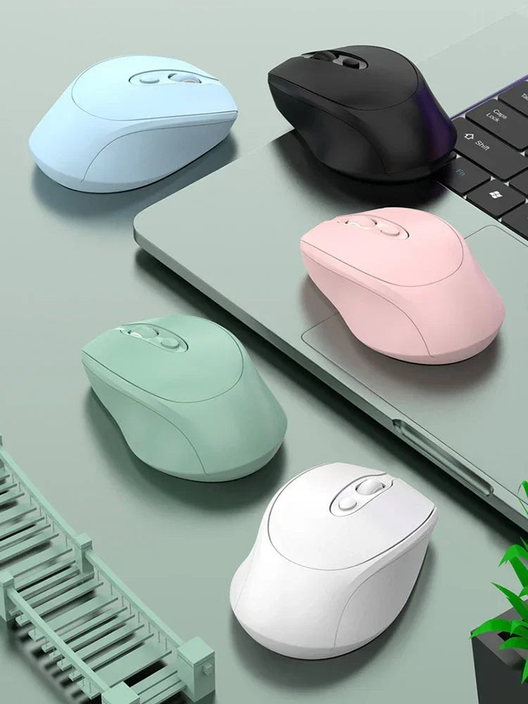 Rechargeable Wireless Computer Mouse 2.4G Bluetooth-Compatible Wireless Mouse USB Silent Gamer Mice For PC Laptop Macbook Tablet