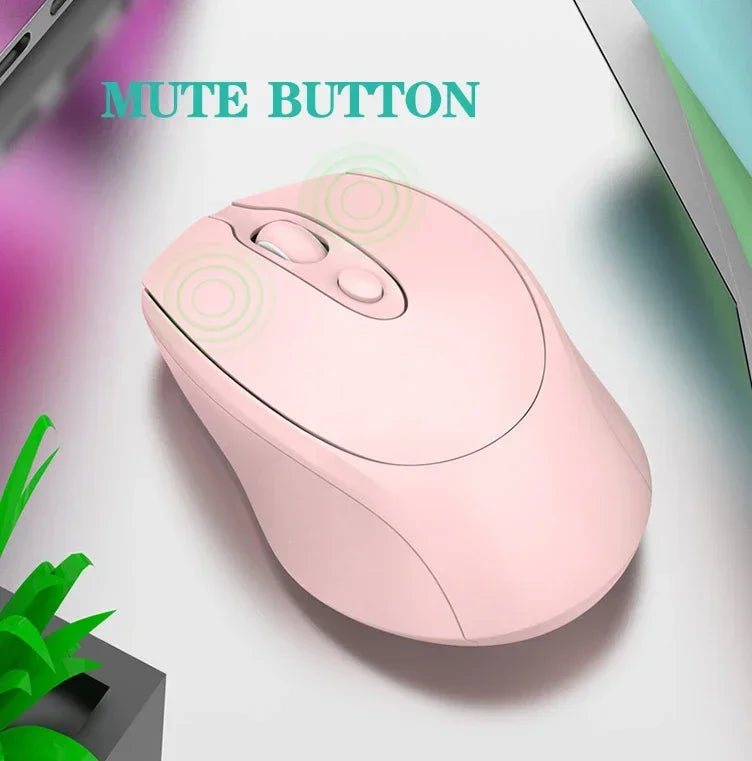 Rechargeable Wireless Computer Mouse 2.4G Bluetooth-Compatible Wireless Mouse USB Silent Gamer Mice For PC Laptop Macbook Tablet