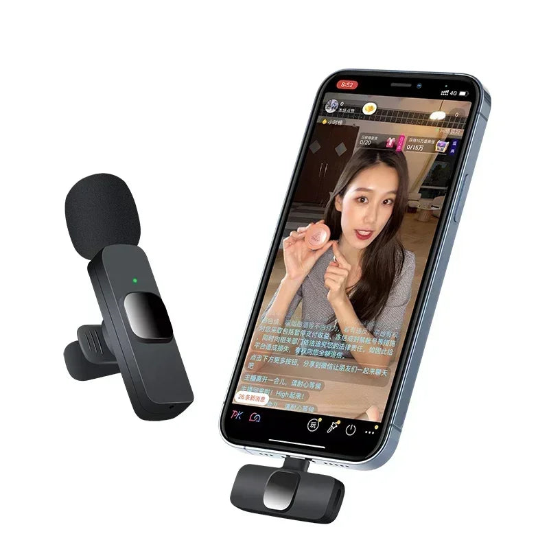SEP Dual Wireless Lavalier Microphone Mini Audio Recorder for iPhone & Android