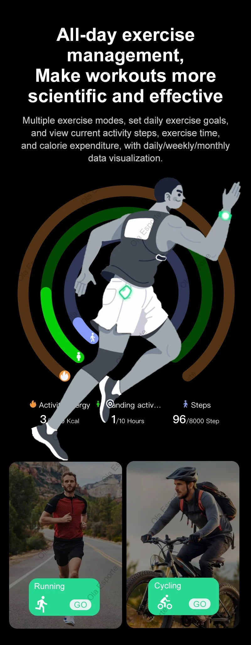 For Smart Ring Hd Screen Tiktok Control 5ATM Waterproof for  Smartring forGalaxy Women Men Ring HeartRate Monitor