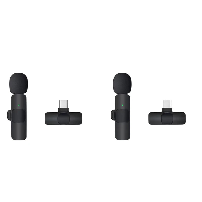 SEP Dual Wireless Lavalier Microphone Mini Audio Recorder for iPhone & Android