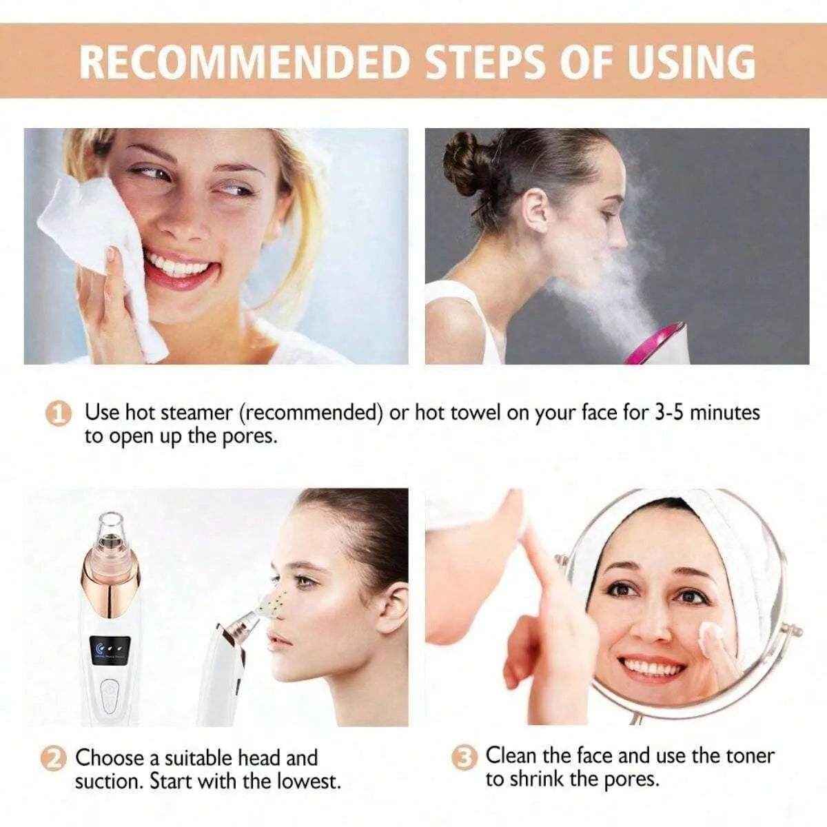 SEP Pore Vacuum Cleaner Professional Blackhead Extractor Tool