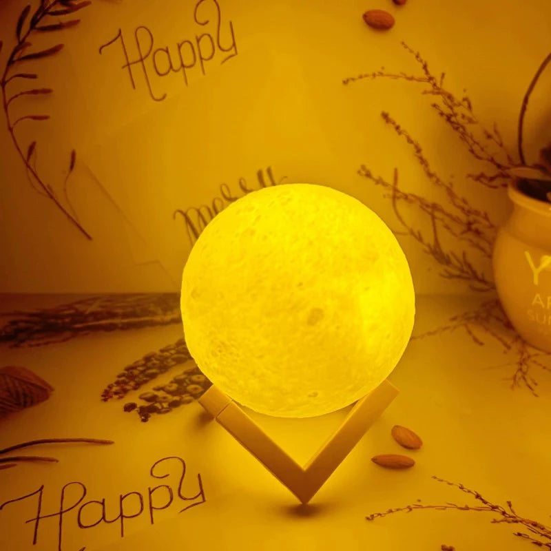 SEP 3D Moon Night Lamp DIY LED Planet Lamp with Luminous Glow & Stand