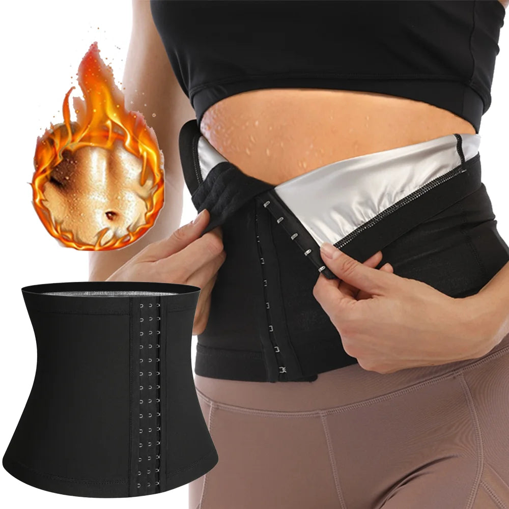 SEP Women  Waist Trimmer Belt Fitness Shapewear Fat Burning Belly Slimming Trainer Corsets