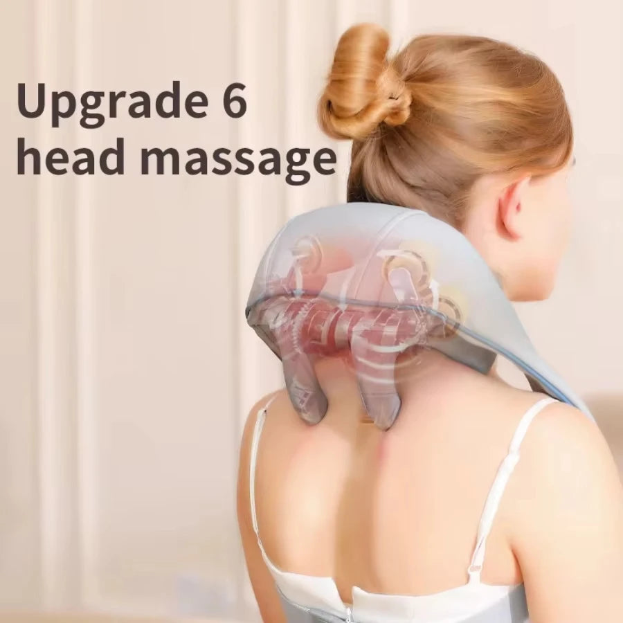 SEP Portable Neck Massager Kneading Shoulder & Back Pain Relief Device