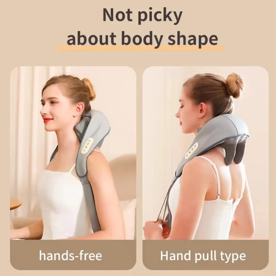 SEP Portable Neck Massager Kneading Shoulder & Back Pain Relief Device