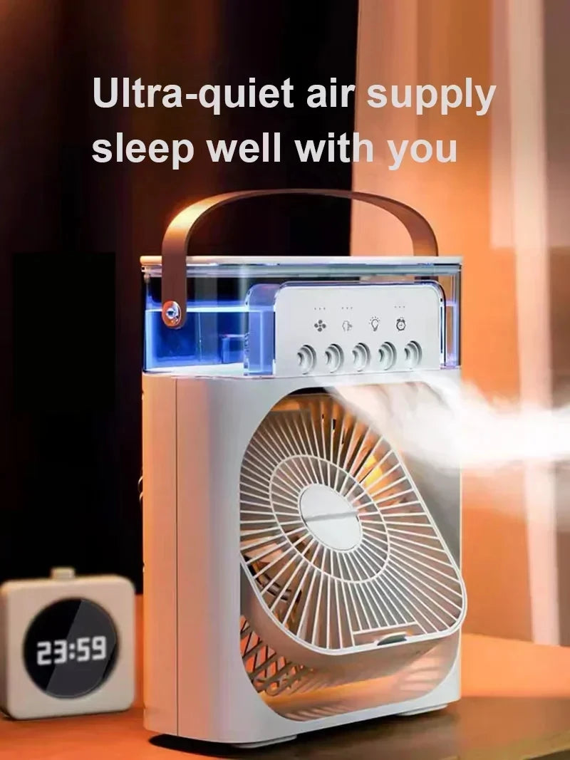 SEP 4-in-1 Portable Desk Fan Air Conditioner, Misting & Humidifier for Home/Office