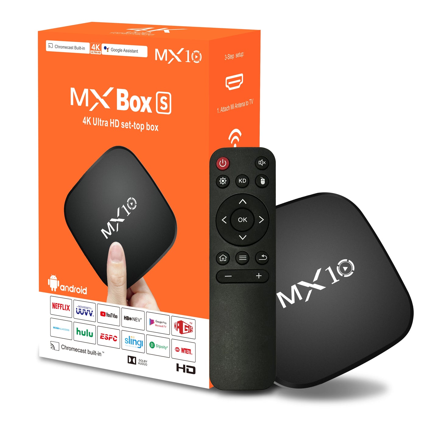 Tv Box  4K Smart TV BOX Dual Band WIFI