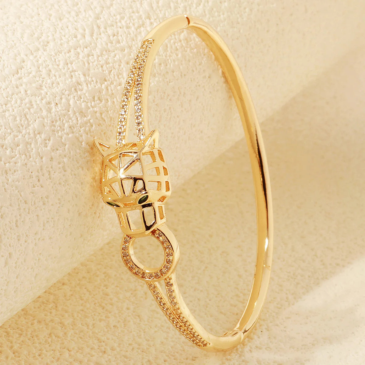 Europe and America Classic Snake Bracelet For Women Stainless Steel Zirconia Jewelry