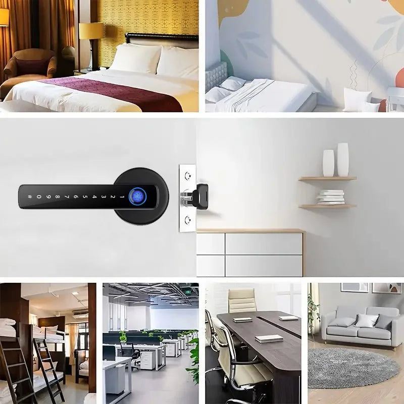 SEP Electronic Door Lock Fingerprint, Password & IC Card Unlock for Home