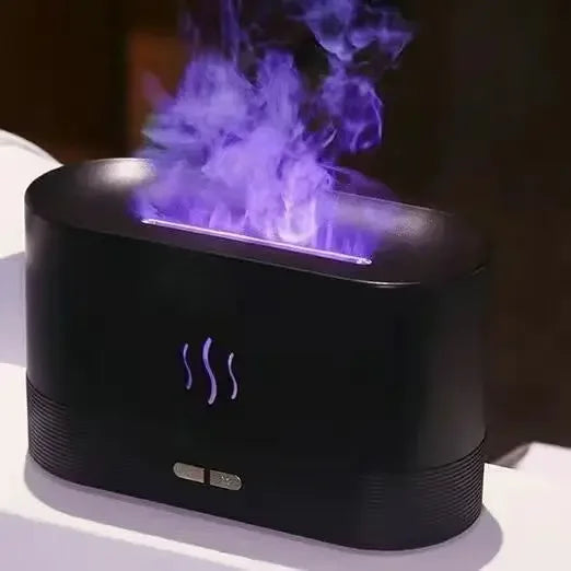 SEP Colorful Flame Humidifier Ultrasonic LED Fragrance Diffuser for Home