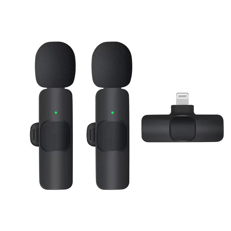 SEP Dual Wireless Lavalier Microphone Mini Audio Recorder for iPhone & Android