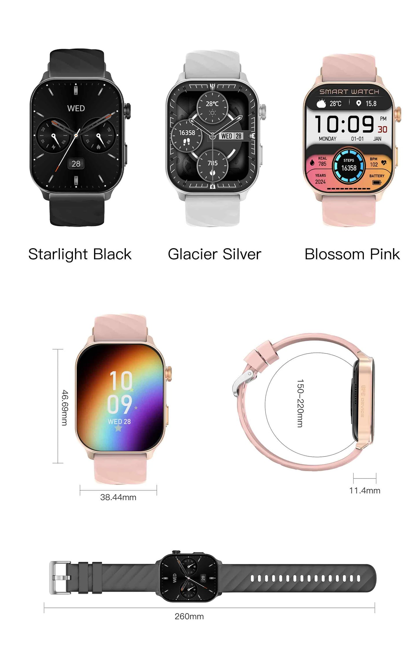 2025 New GPS Smart Watch Heart Rate Blood Oxygen Blood Pressure Monitoring Bluetooth Call NFC 3ATM GPS Tracking Men's Smartwatch