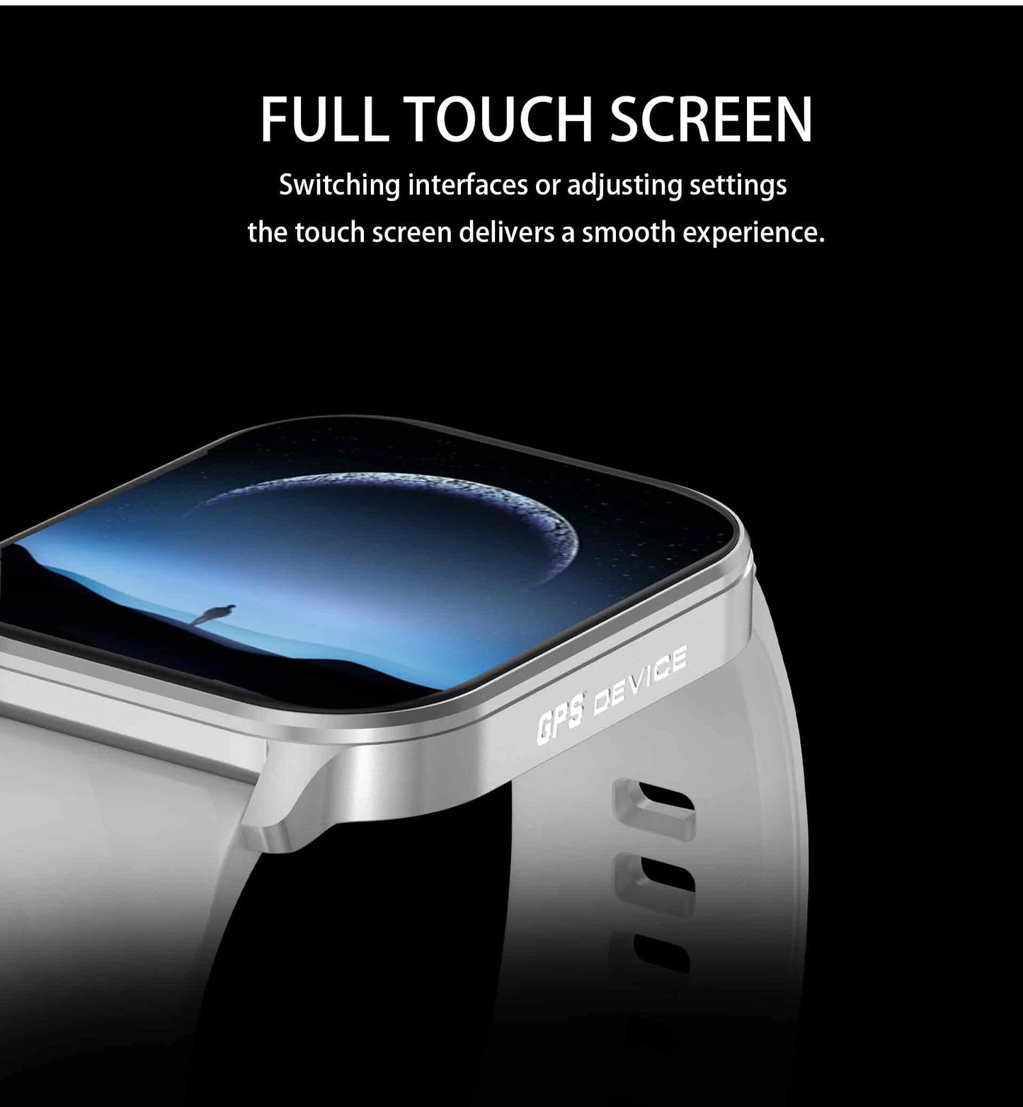 2025 New GPS Smart Watch Heart Rate Blood Oxygen Blood Pressure Monitoring Bluetooth Call NFC 3ATM GPS Tracking Men's Smartwatch