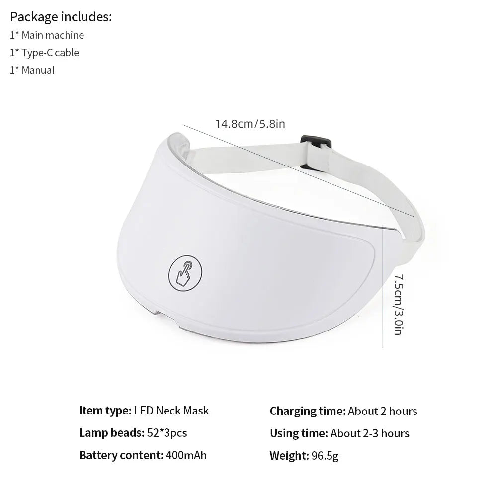 SEP Wireless LED Beauty Mask Skin Tightening & Anti-Aging Facial Neck Device