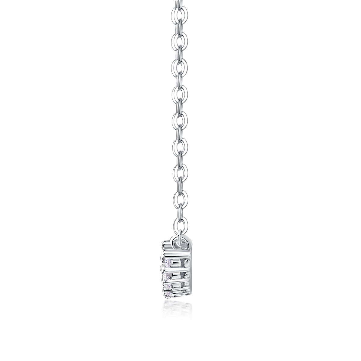 Relaxed Feel - A Fashionable And Luxurious Diamond Jewelry Pendant Set With Moissanite S925 Sterling Silver